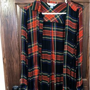 Old navy women’s button down flannel